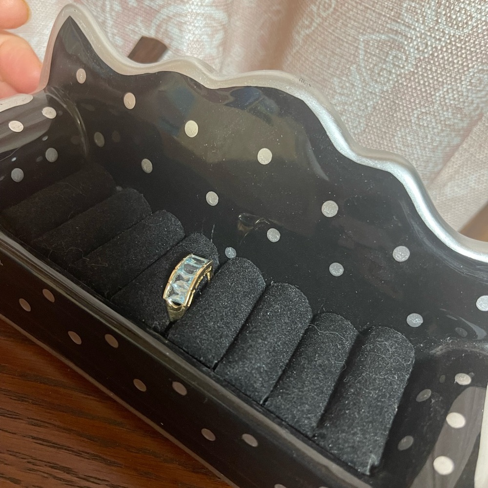 Porcelain box holder rings